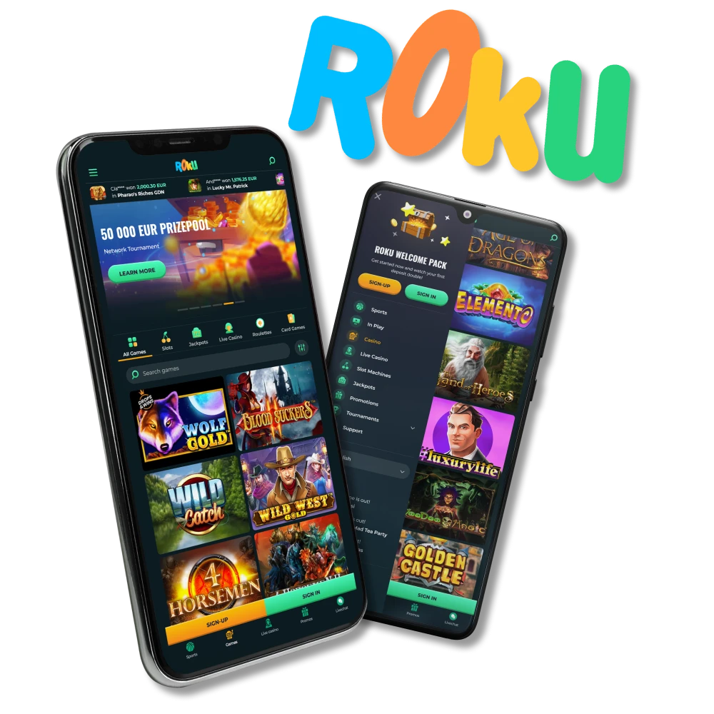 Install Rokubet app and play casinos, bet on sports, get access to the best bonuses.