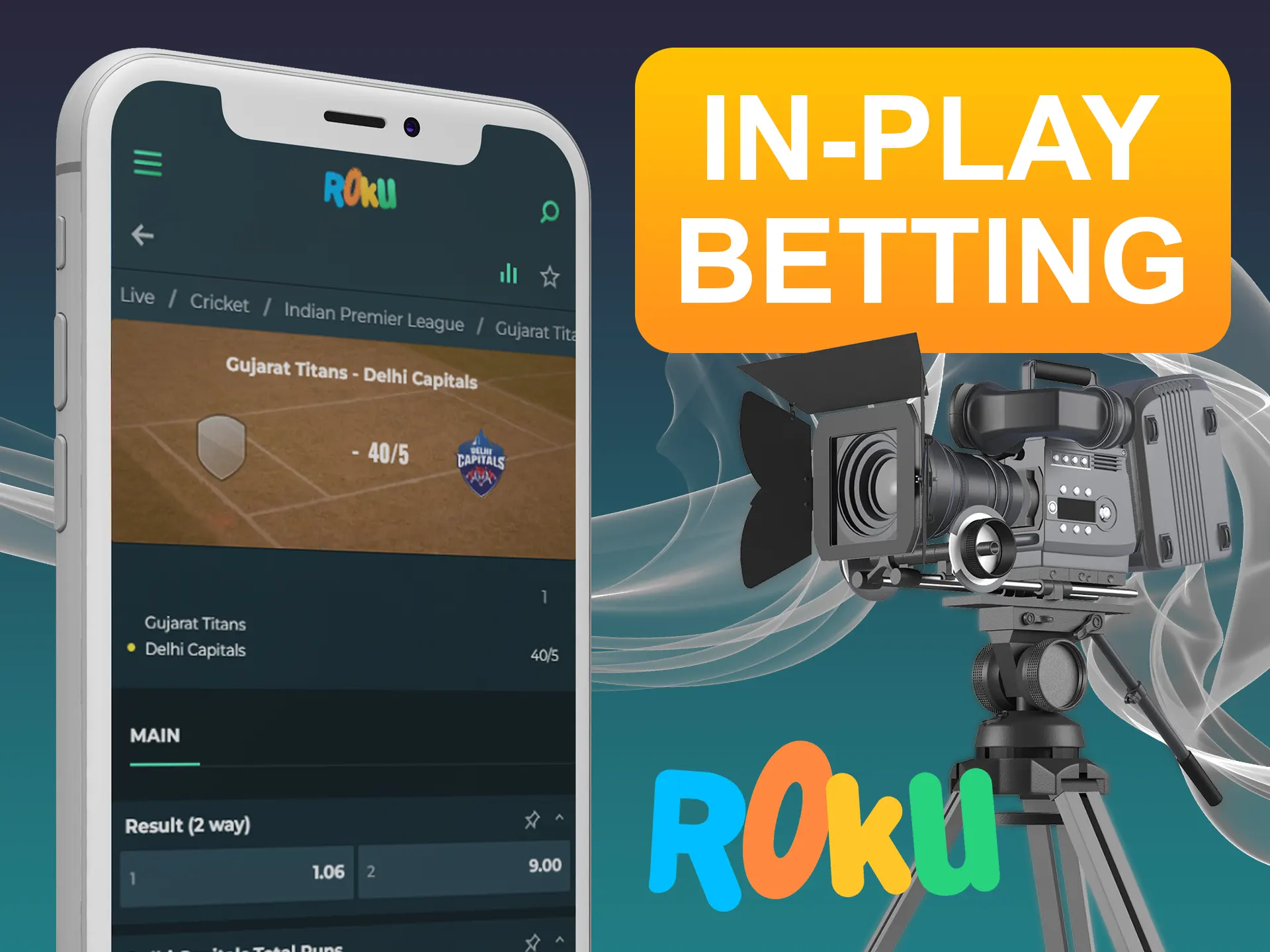 Bet on current matches in live format at Rokubet.