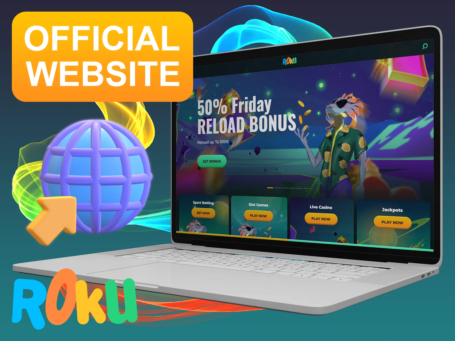 Enter on Rokubet official website and start betting and playing casino.