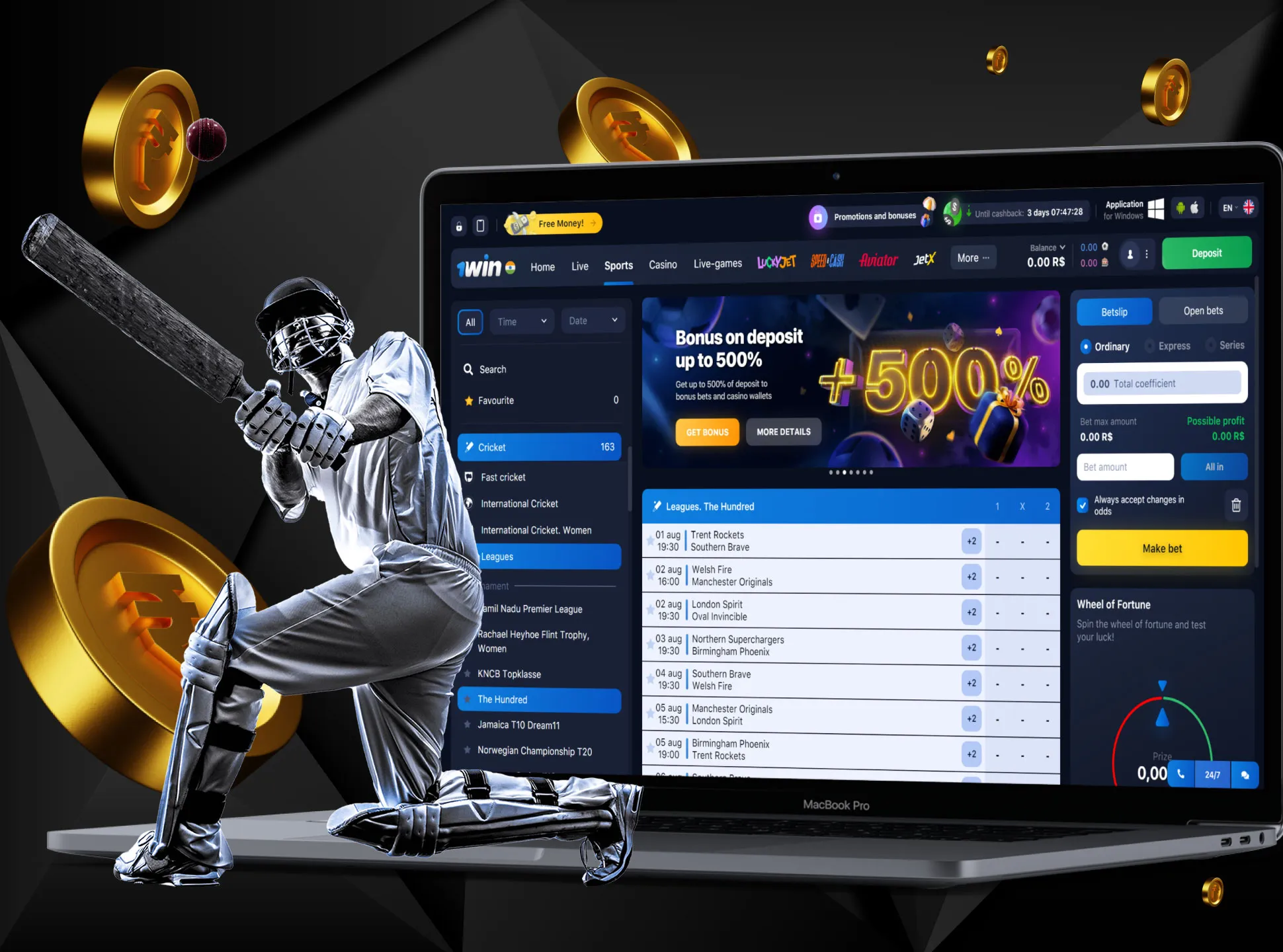 These betting companies have many different cricket leagues and matches to bet on.