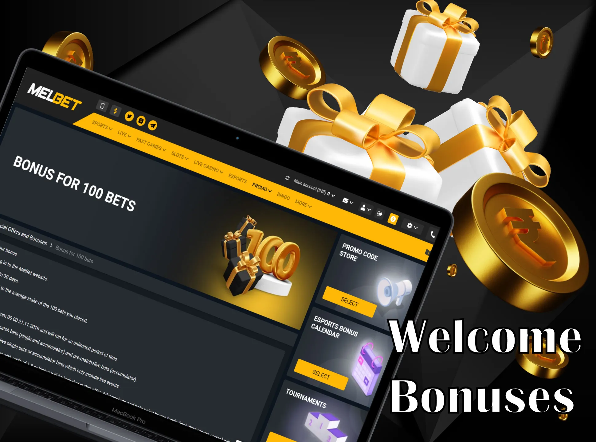 Welcome bonuses are given after the first deposit on a betting company.