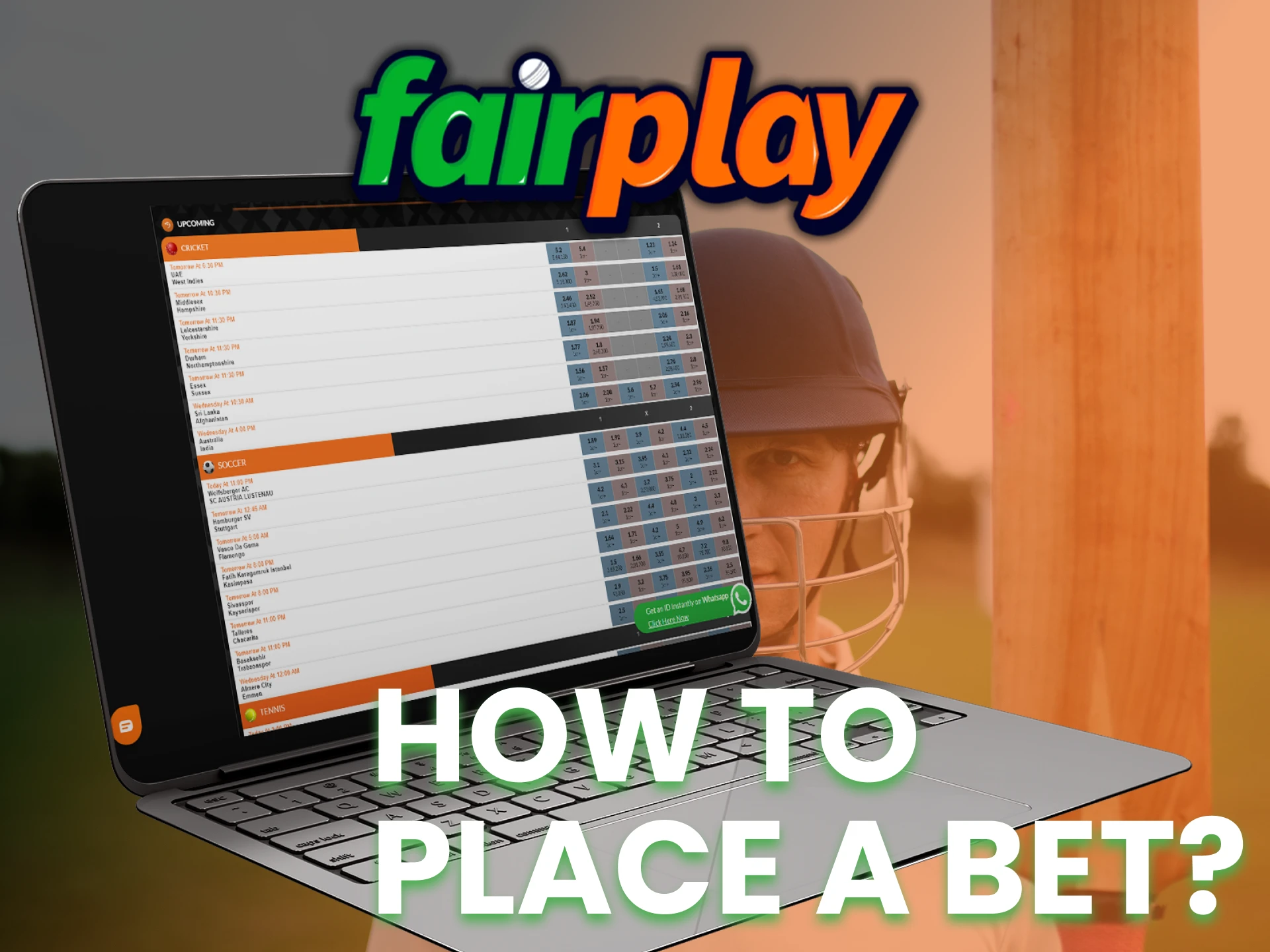 It's easy to make bets at the Fairplay.