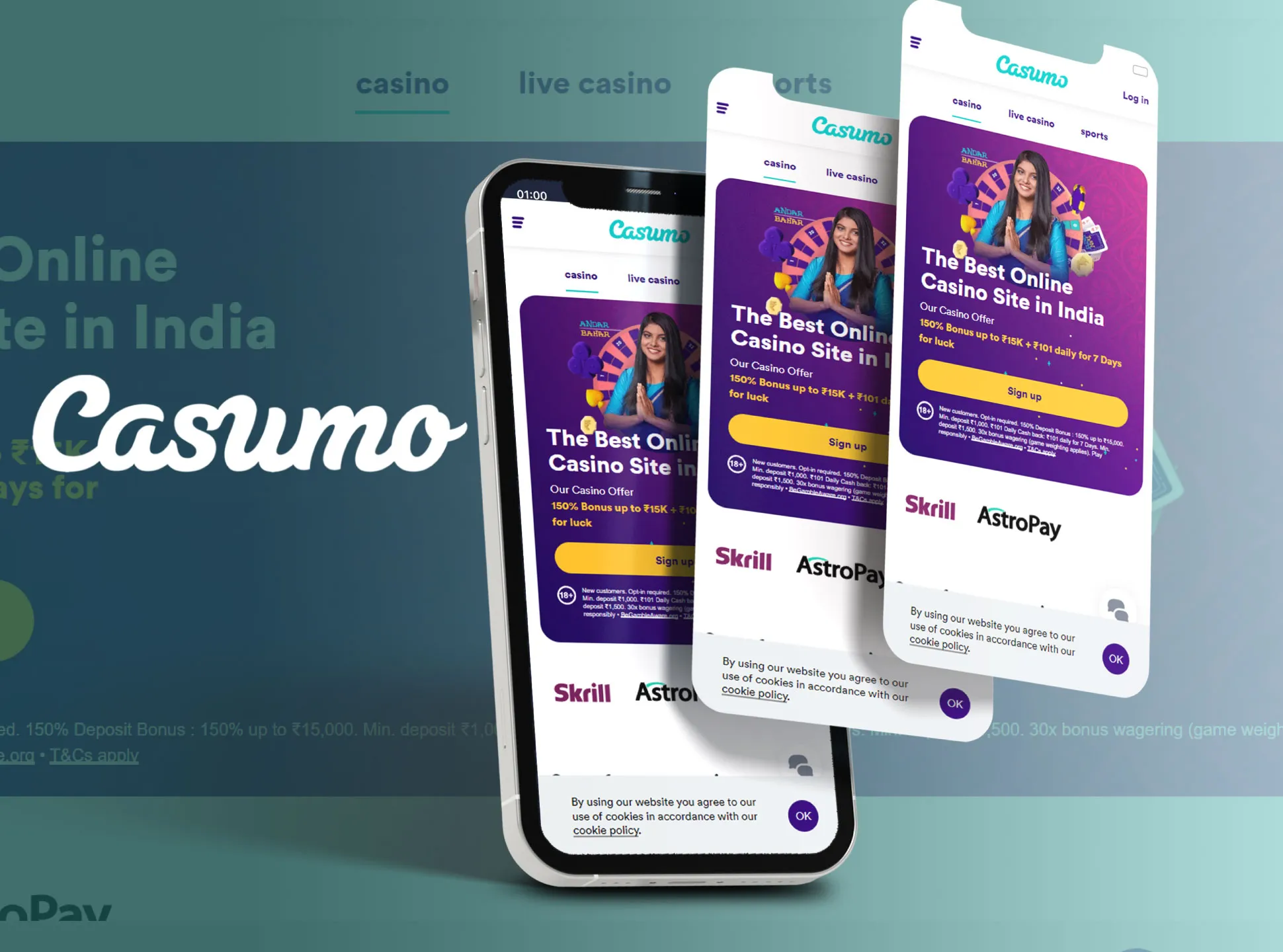 You can download the Casumo mobile app on any modern iPhone.