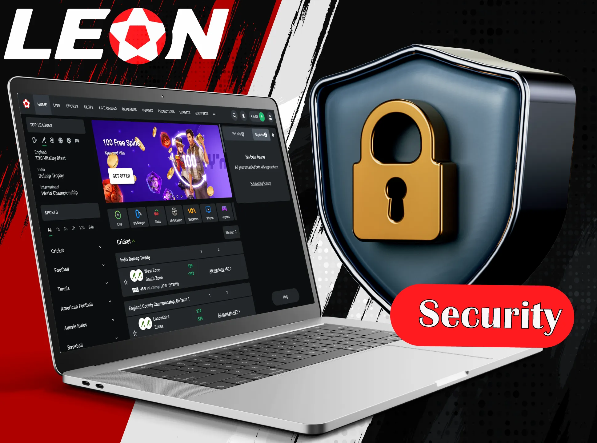 Leonbet is safe and secure to keep your data and money.