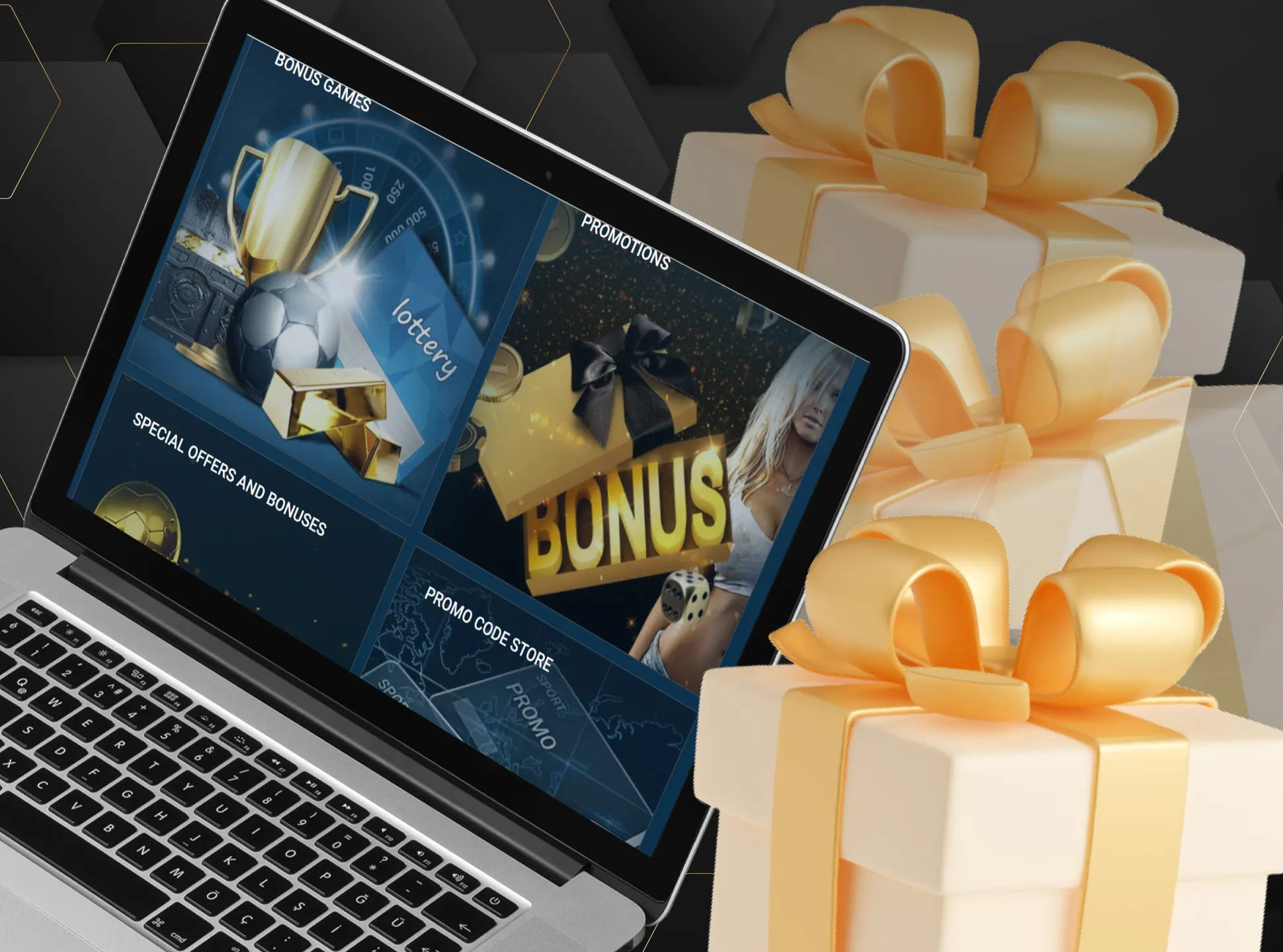 Bonuses and promotions attract more users.