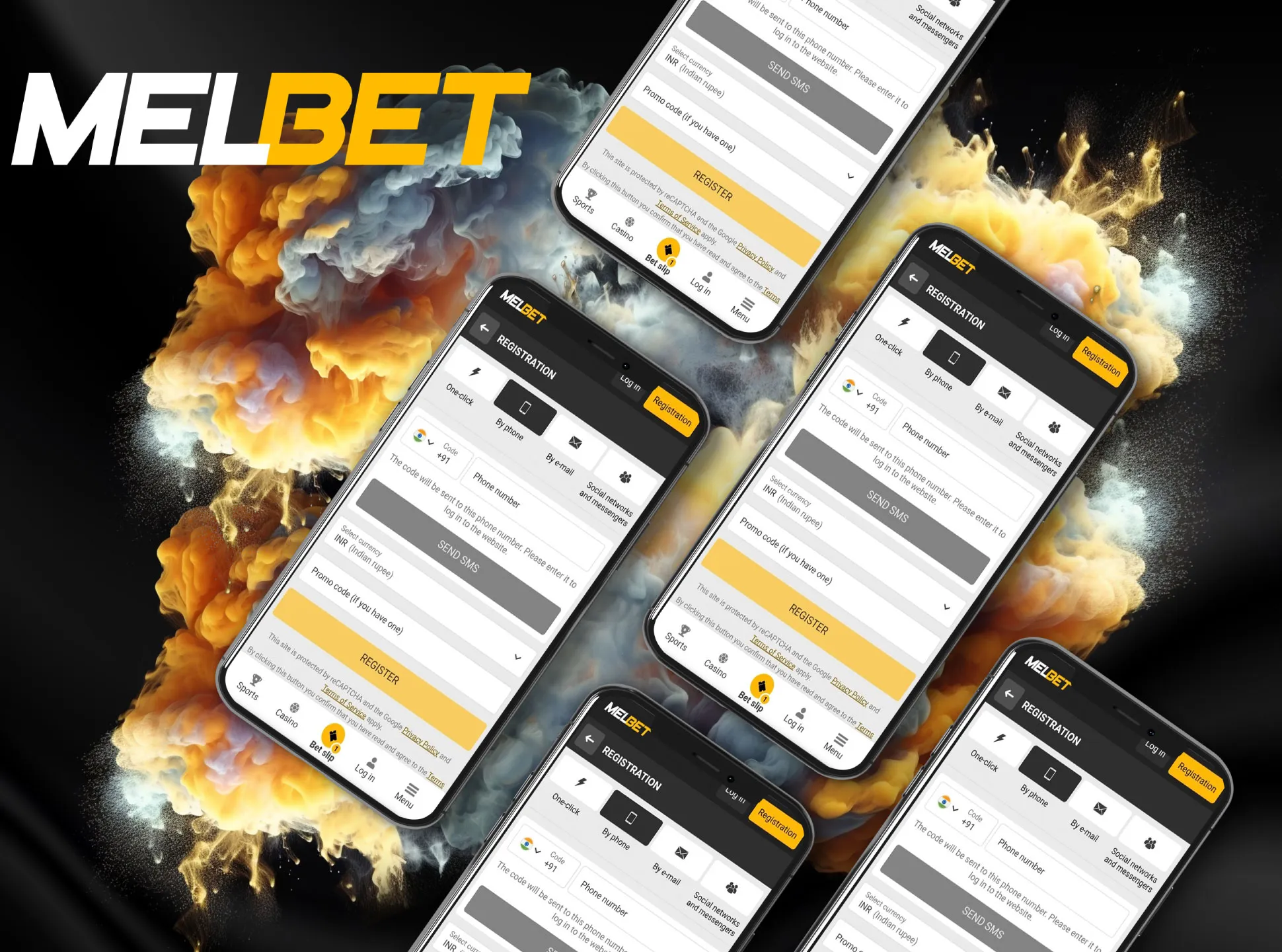 Download the Melbet app to bet via your smartphone.