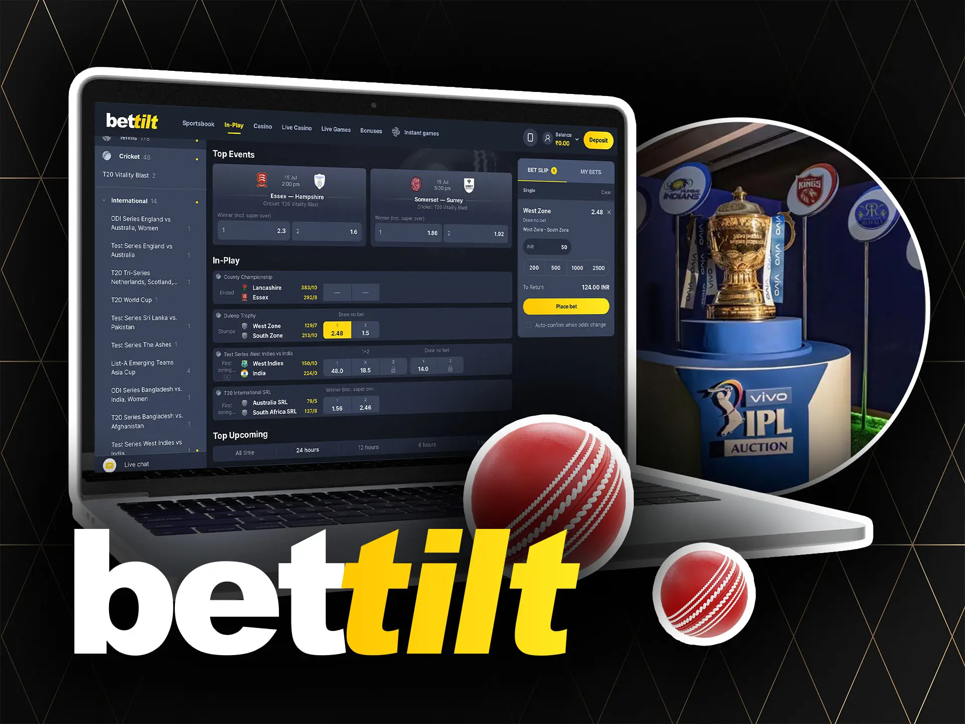 You can also place bets on your favorite teams during the IPL.