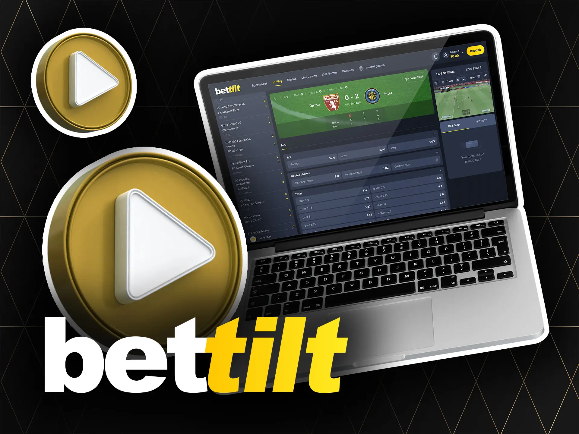 Plec bets during the match in the Bettilt live betting section.