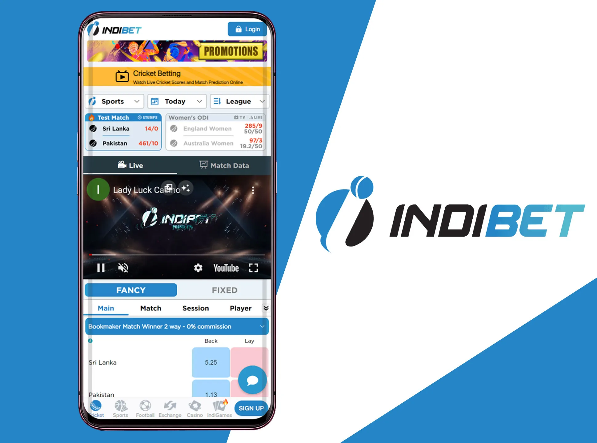 Learn more about the features of the Indibet app.