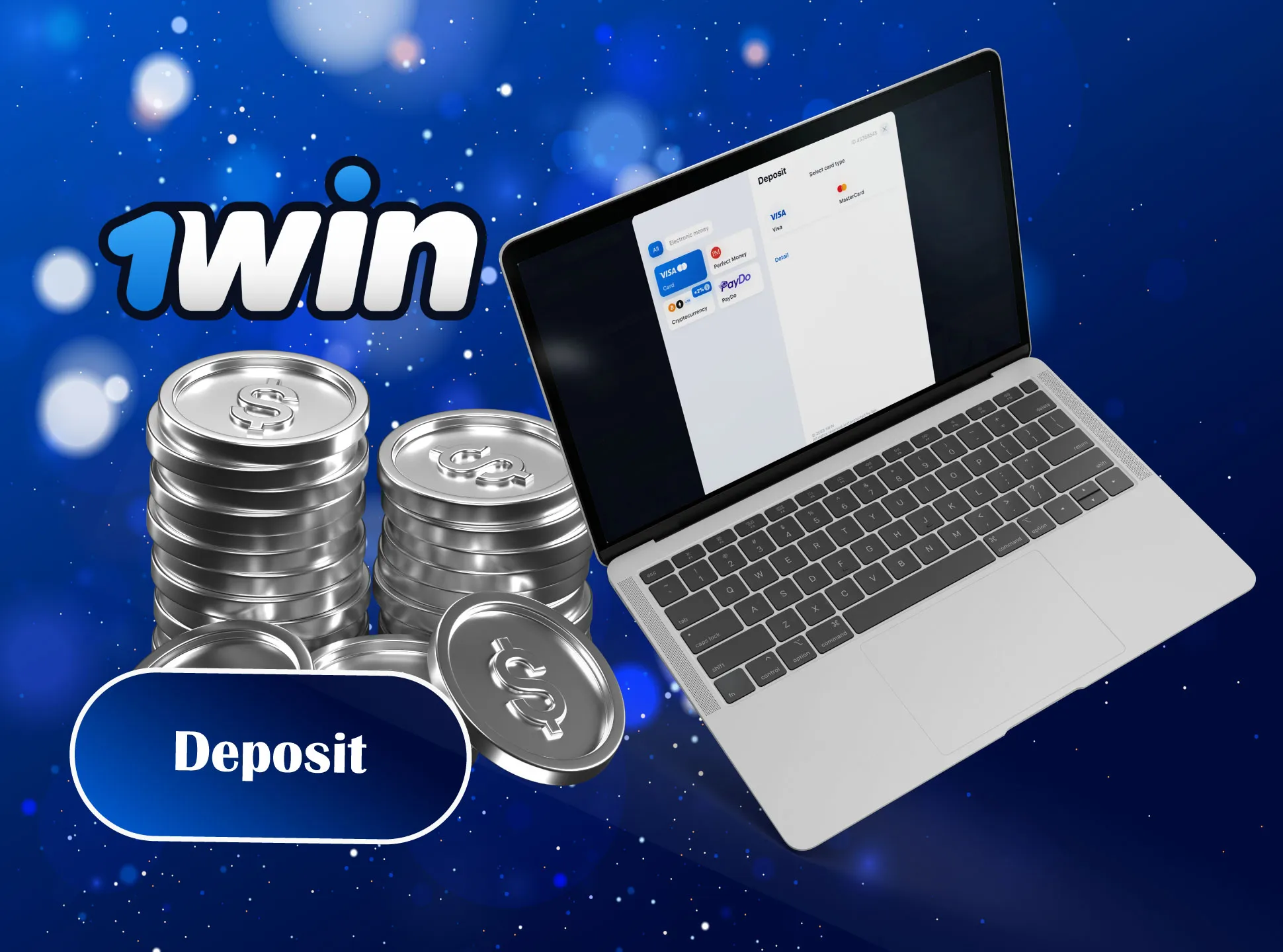 Log in to your account and make a deposit to start betting.