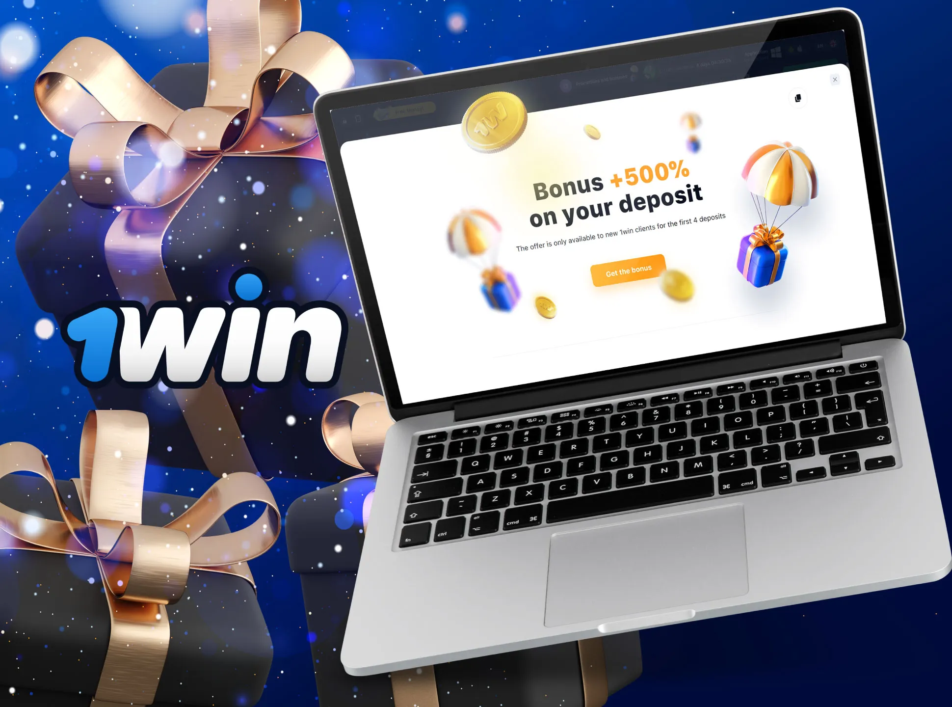 Don't forget to claim a welcome bonus of 1win during the registration.