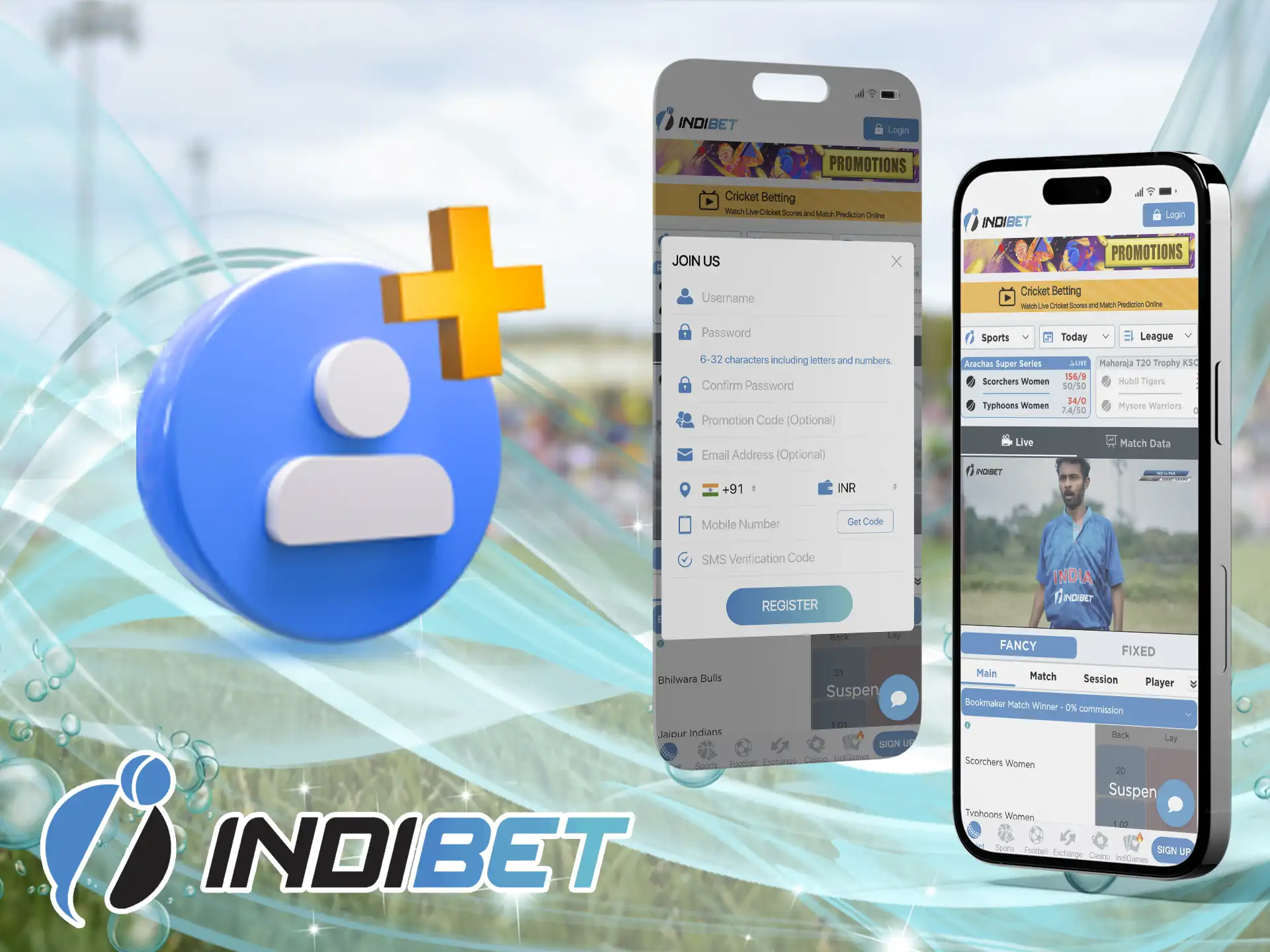 Place your bets from the comfort of your own home by simply downloading the official Indibet app.