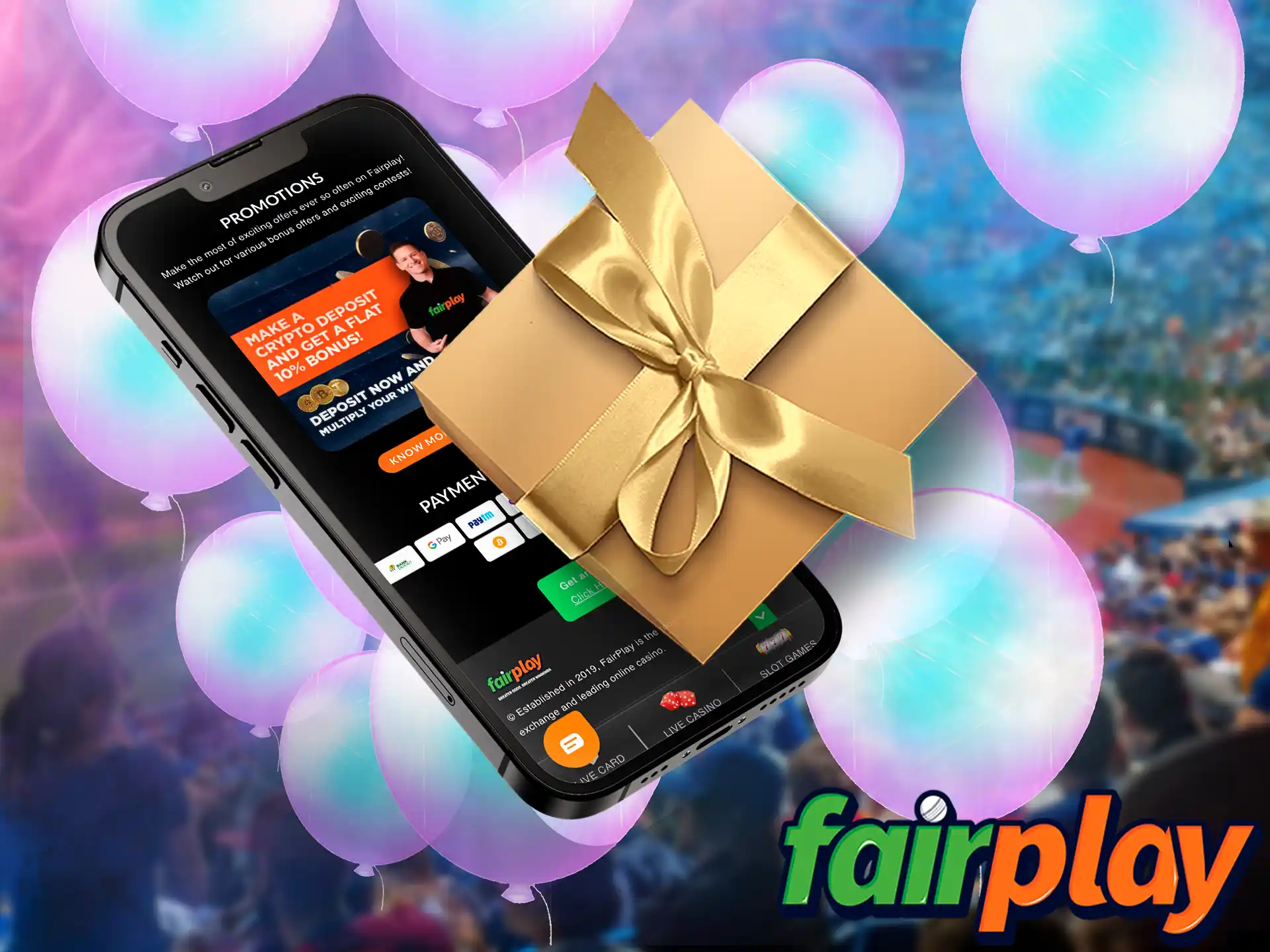 New users will receive a nice compliment from Fairplay for creating an account, it can be used in both casino and sports betting.