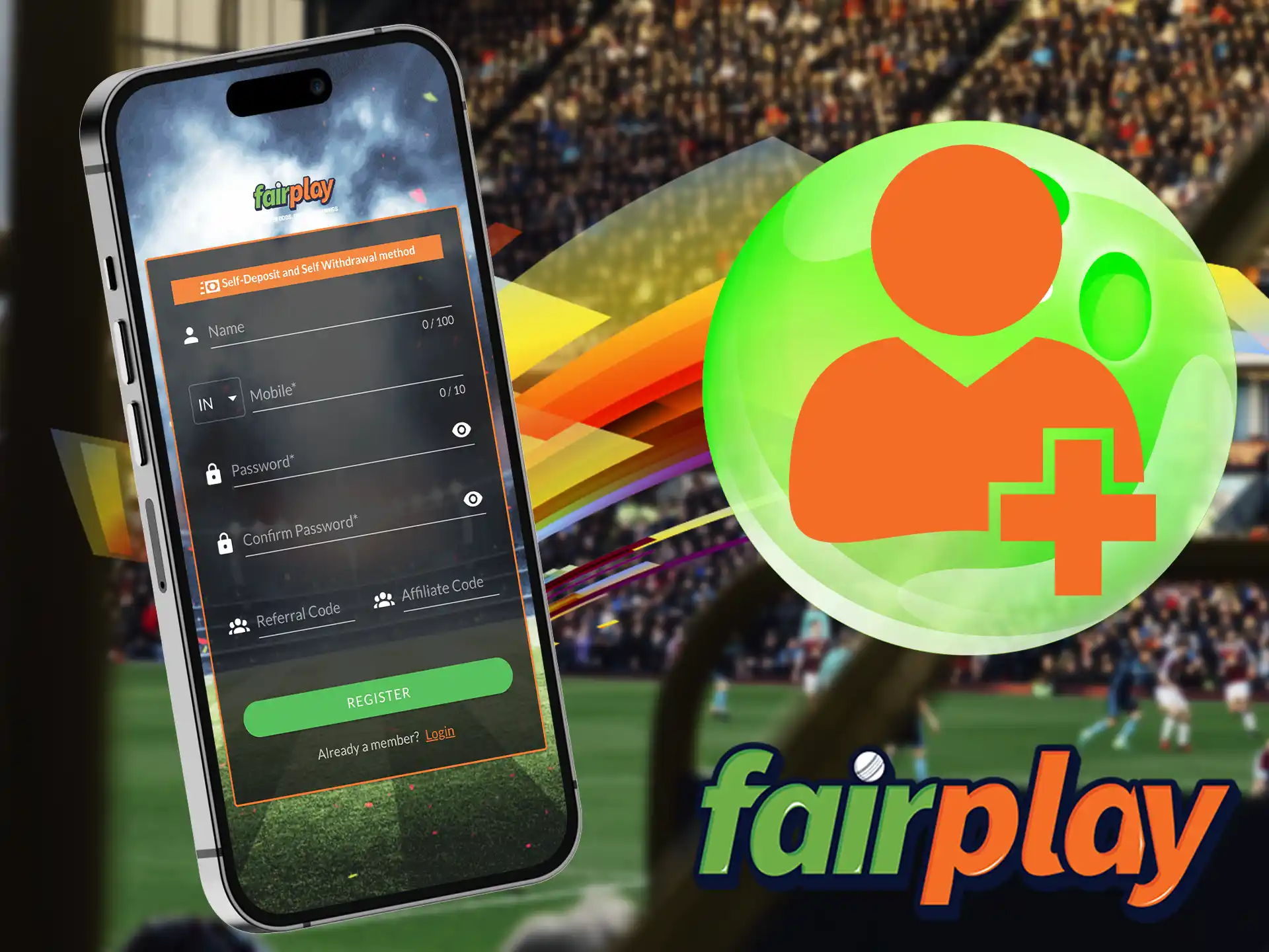 Place your bets from the comfort of your own home by simply downloading the official Fairplay app.
