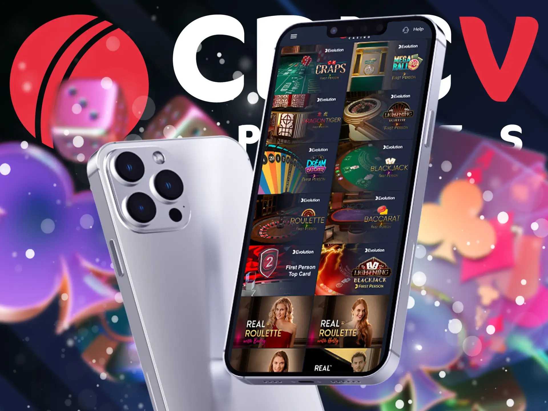 On the CricV Casino app, users can enjoy live casino, slots and table games from the most reliable providers.