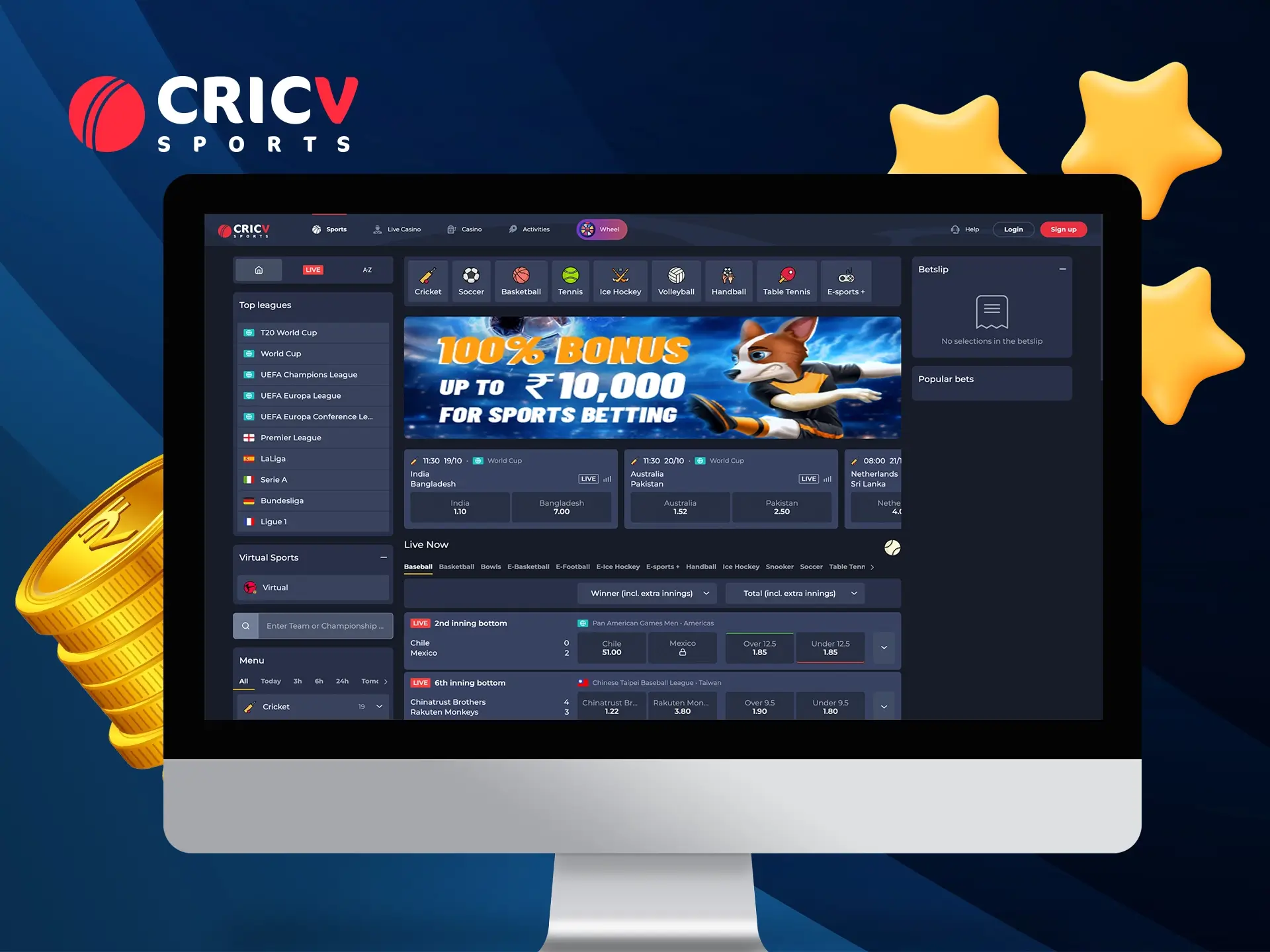 Cricv is one of the best platforms in the Indian casino market for its responsible approach to business.