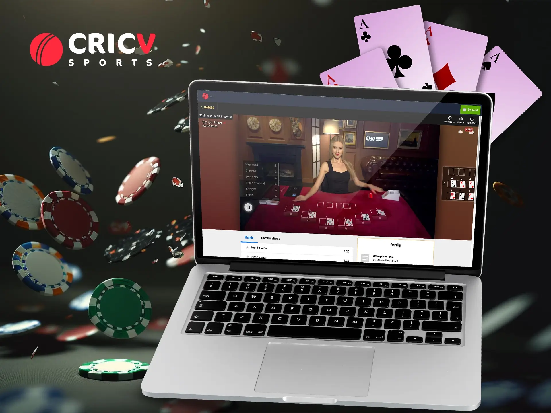 Get your valuable experience in the casino industry by interacting with the real dealer and other players.