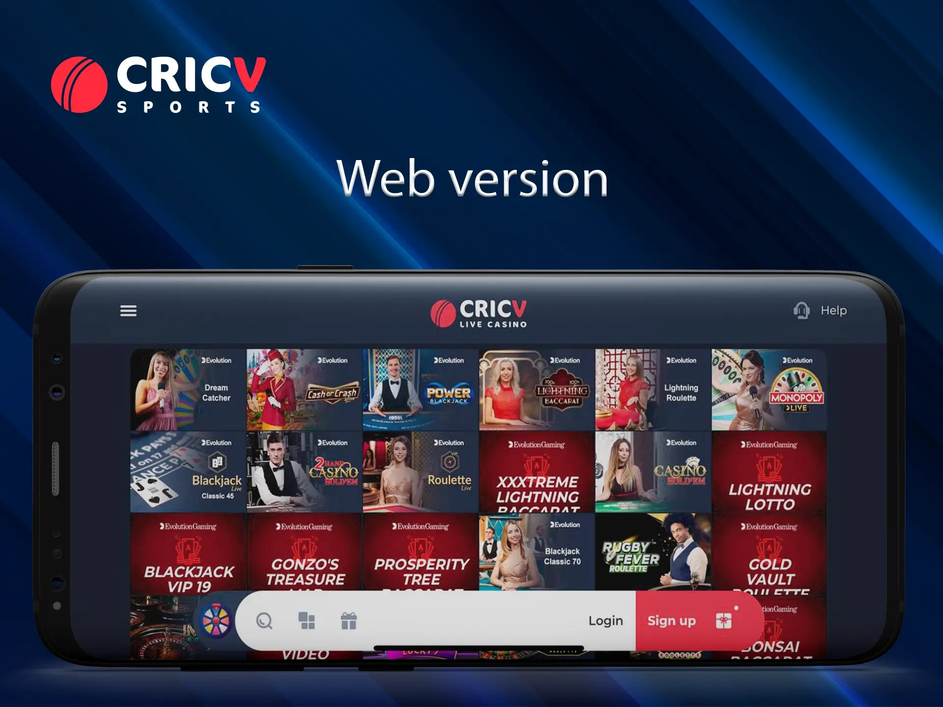 The Cricv mobile site is optimised for any device so all you need is a good quality internet connection.