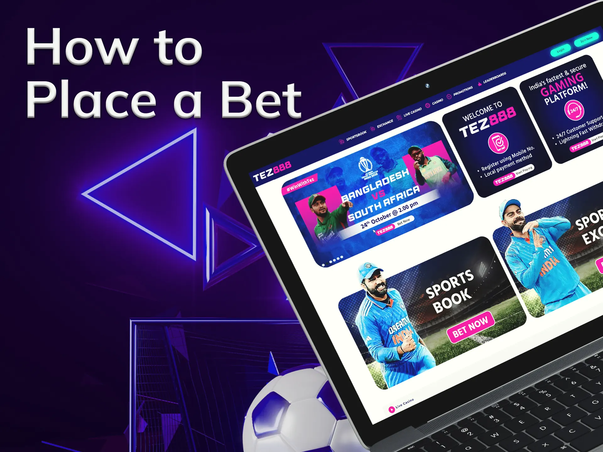 Find out how to bet on tez888.