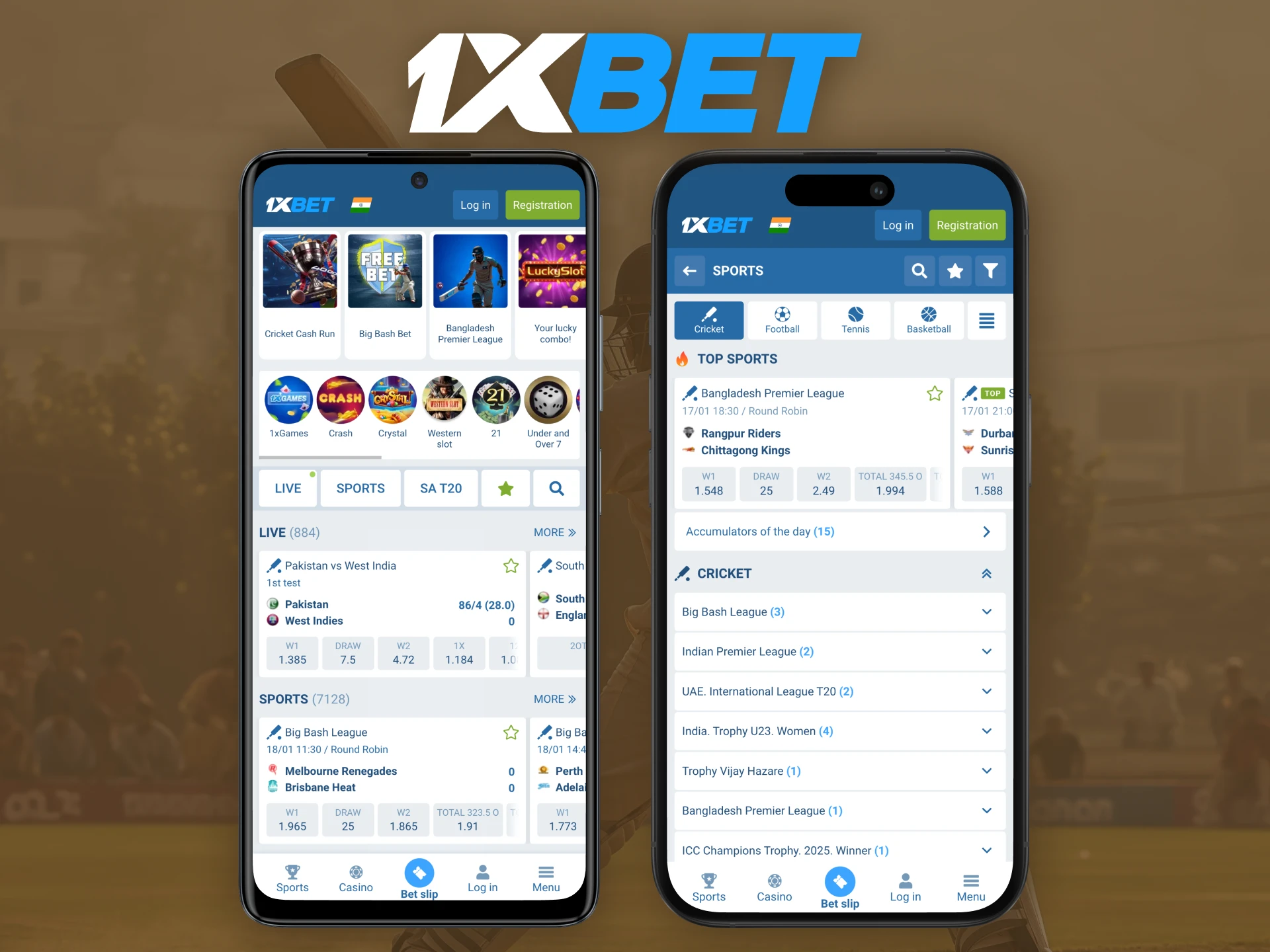 1xbet is a classic example of a quality betting app.